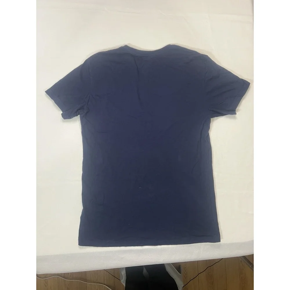 Polo Ralph Lauren Slim Fit Crew T-Shirts - Large Navy Blue Lot Of 2 Logo